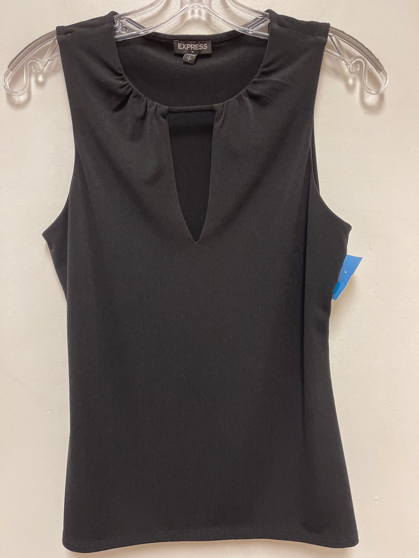 Top Sleeveless By Express In Black, Size: S