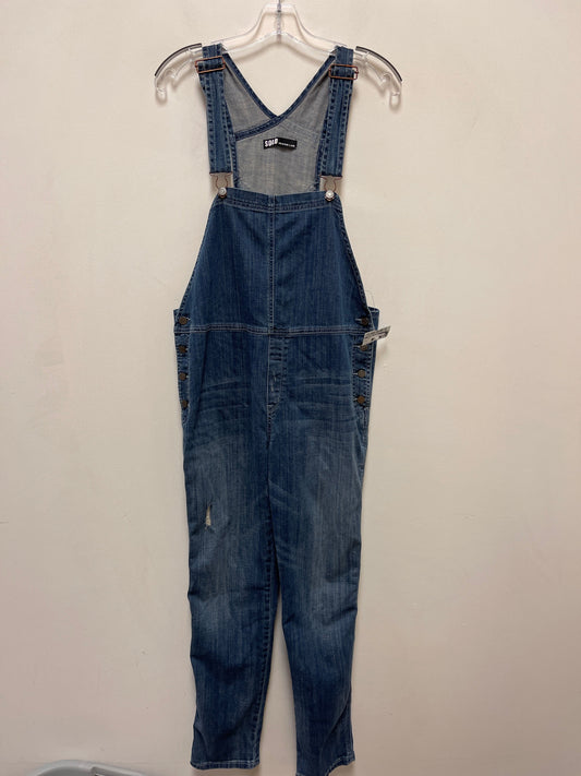 Overalls By Clothes Mentor In Blue Denim, Size: M