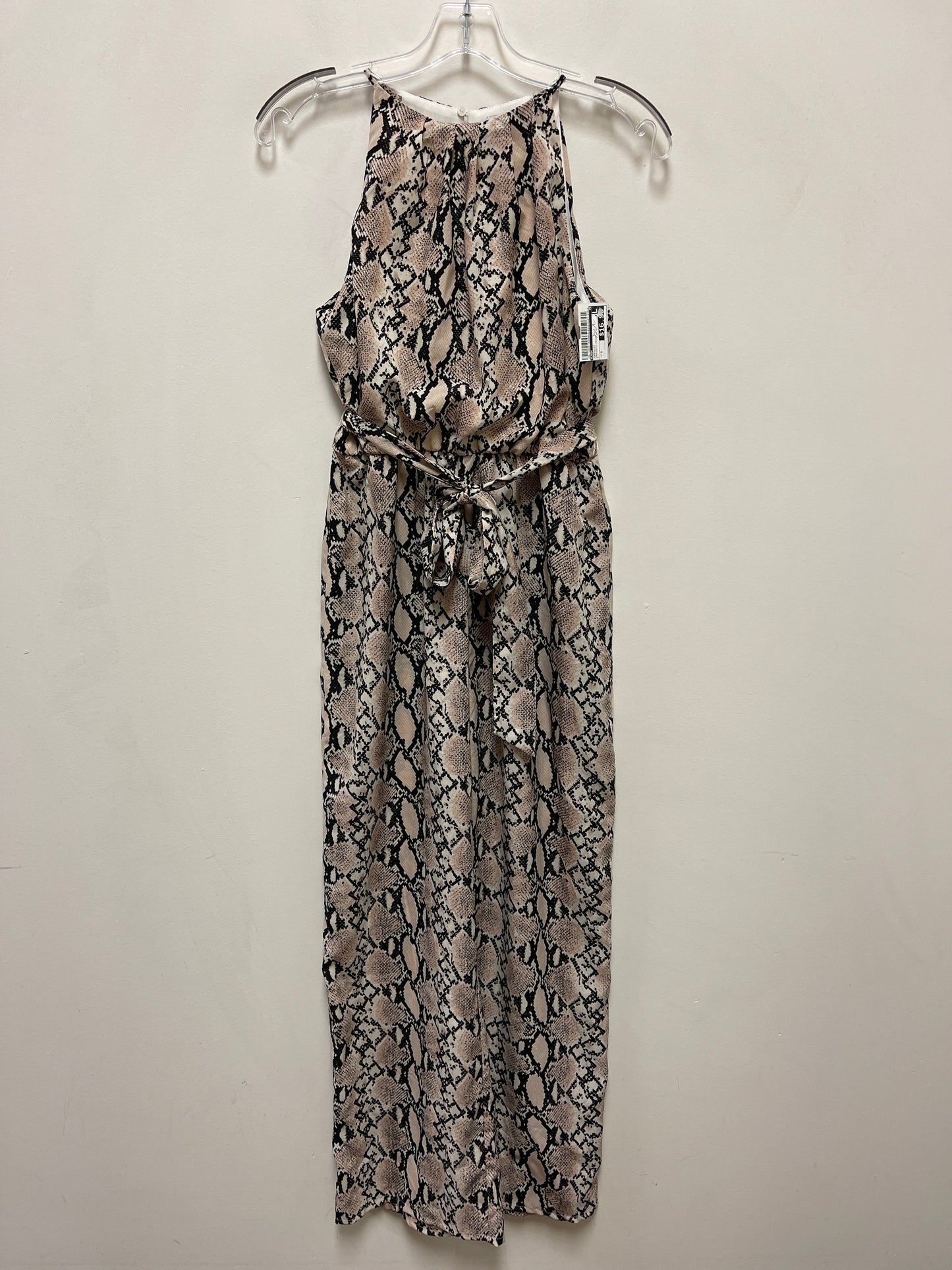 Jumpsuit By Lush In Snakeskin Print, Size: S