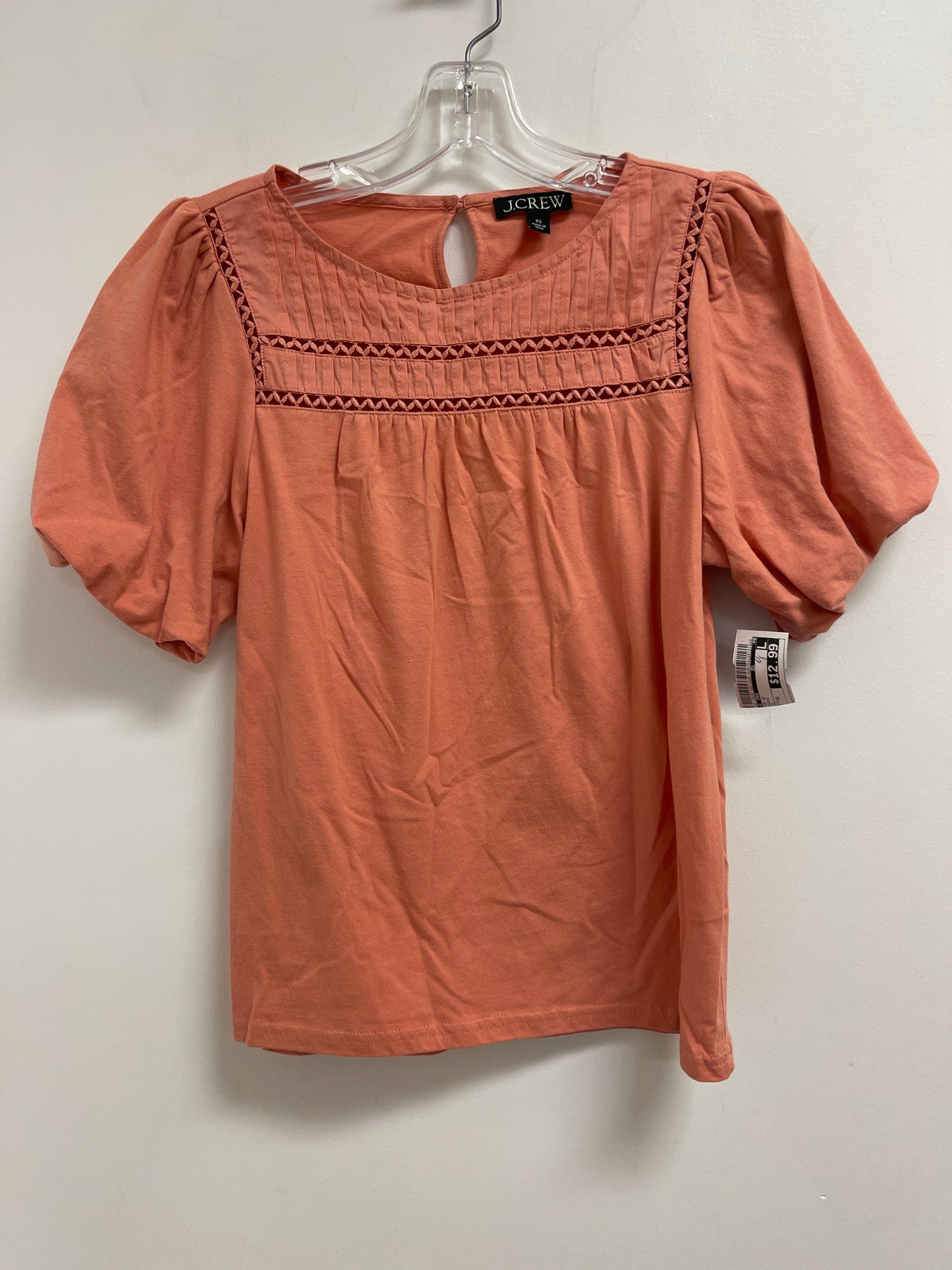 Top Short Sleeve By J. Crew In Orange, Size: Xs