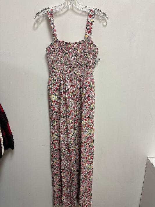 Jumpsuit By Clothes Mentor In Floral Print, Size: M