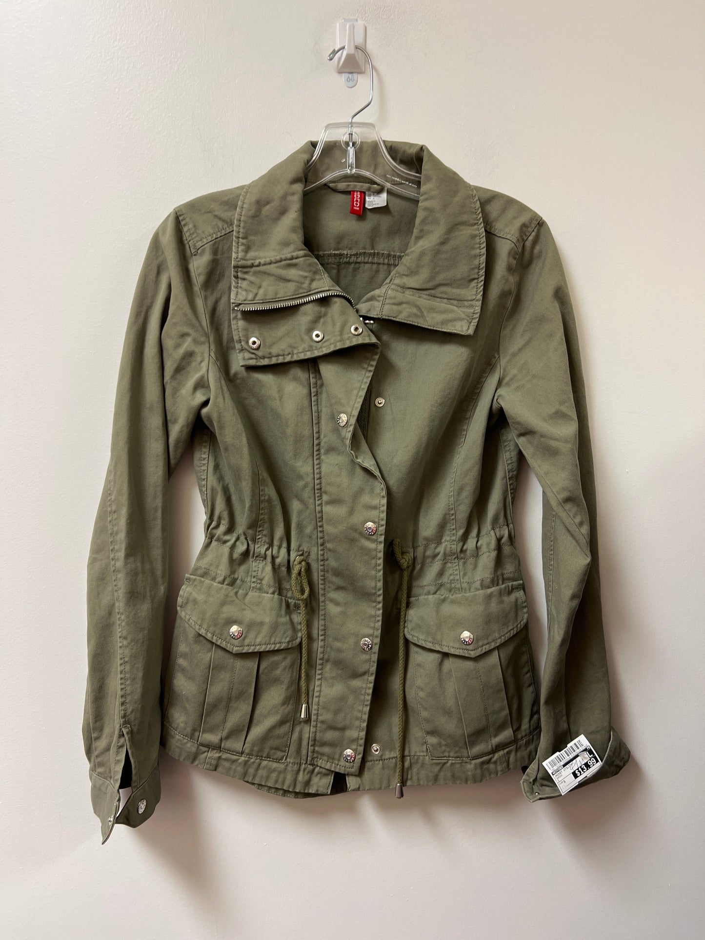 Jacket Utility By Divided In Green, Size: S