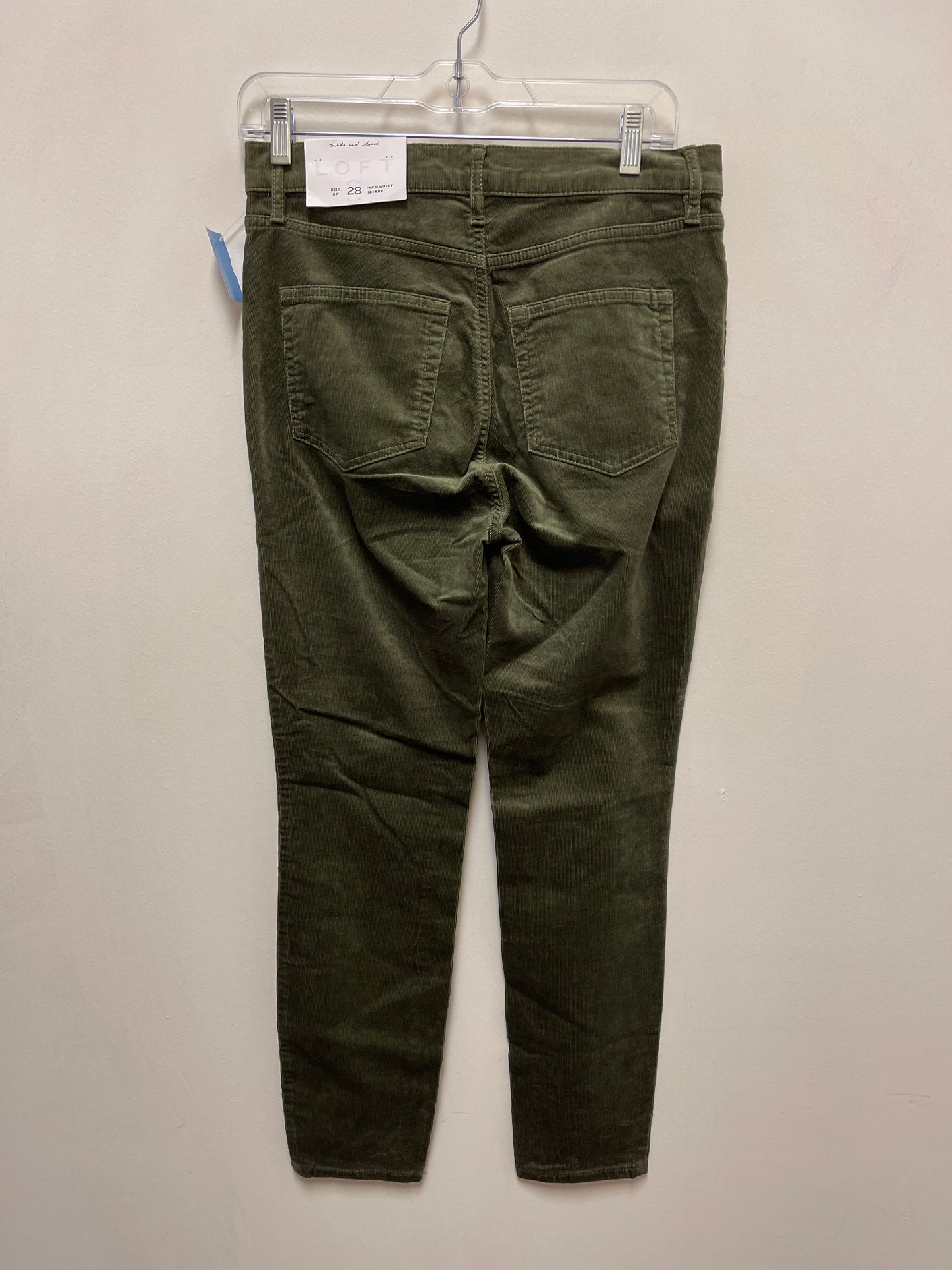 Pants Corduroy By Loft In Green, Size: 6