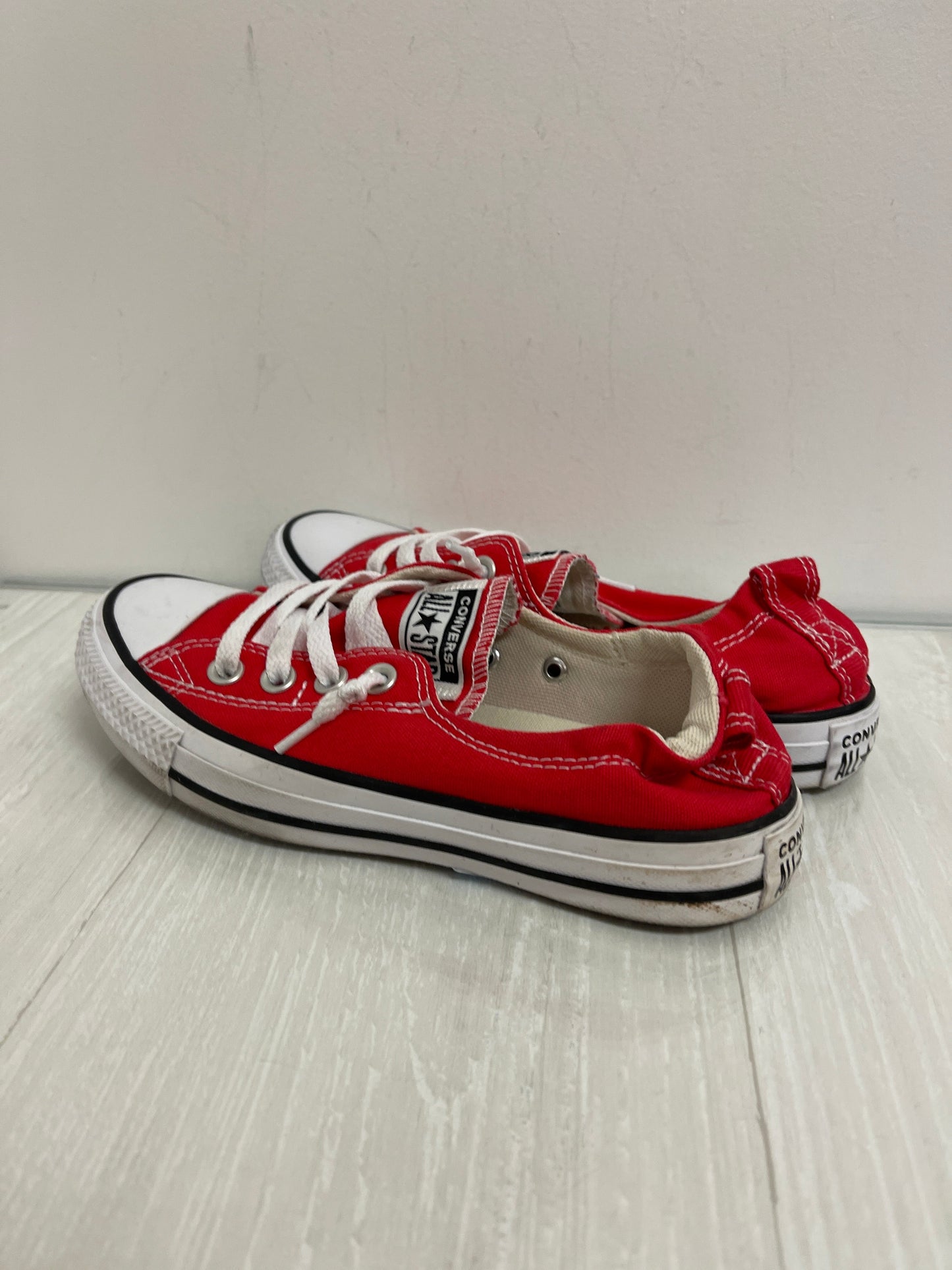 Shoes Sneakers By Converse In Red, Size: 6