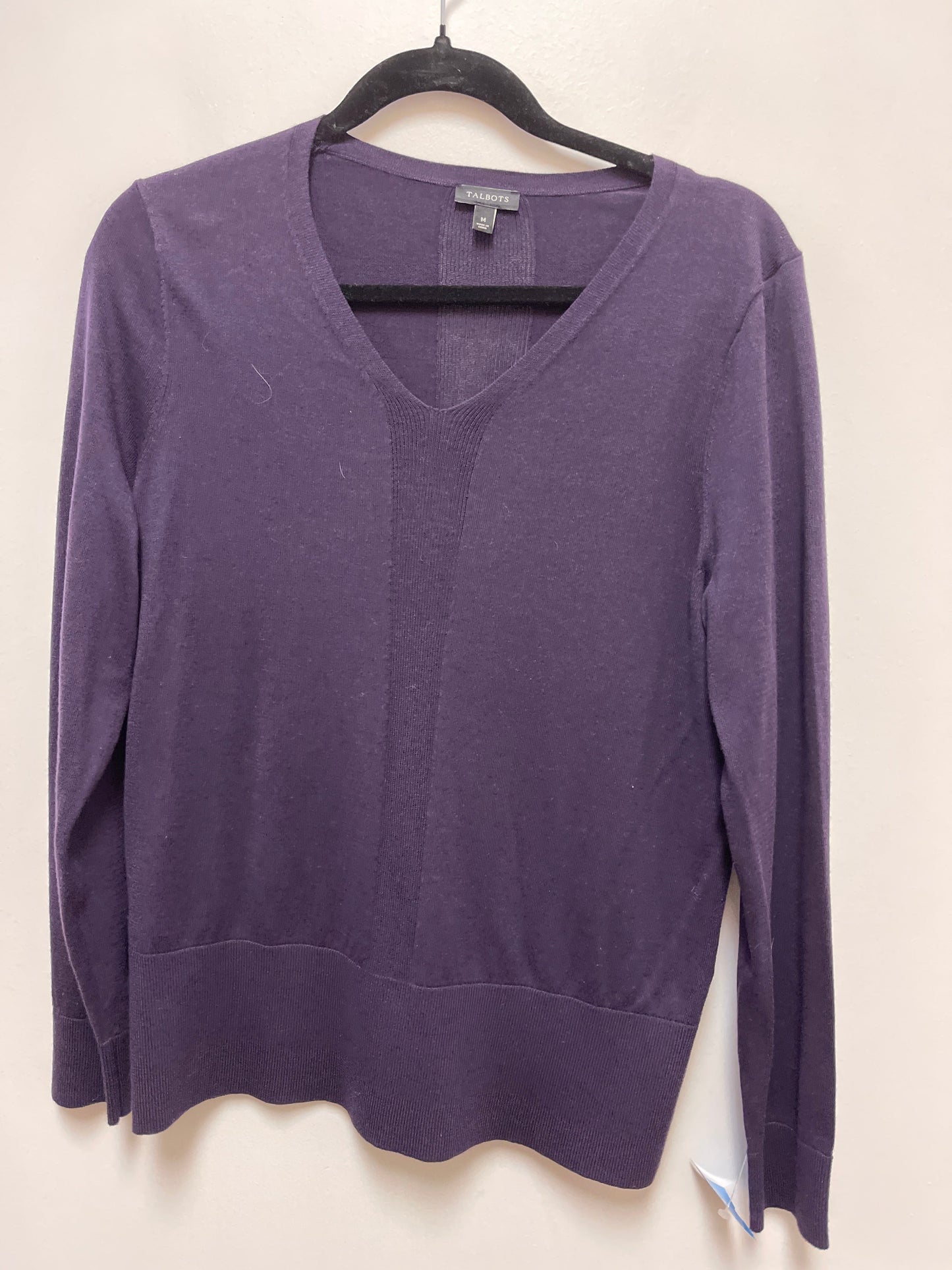 Sweater By Talbots In Purple, Size: M