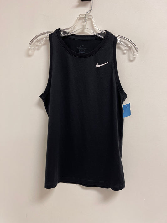 Athletic Tank Top By Nike In Black, Size: S