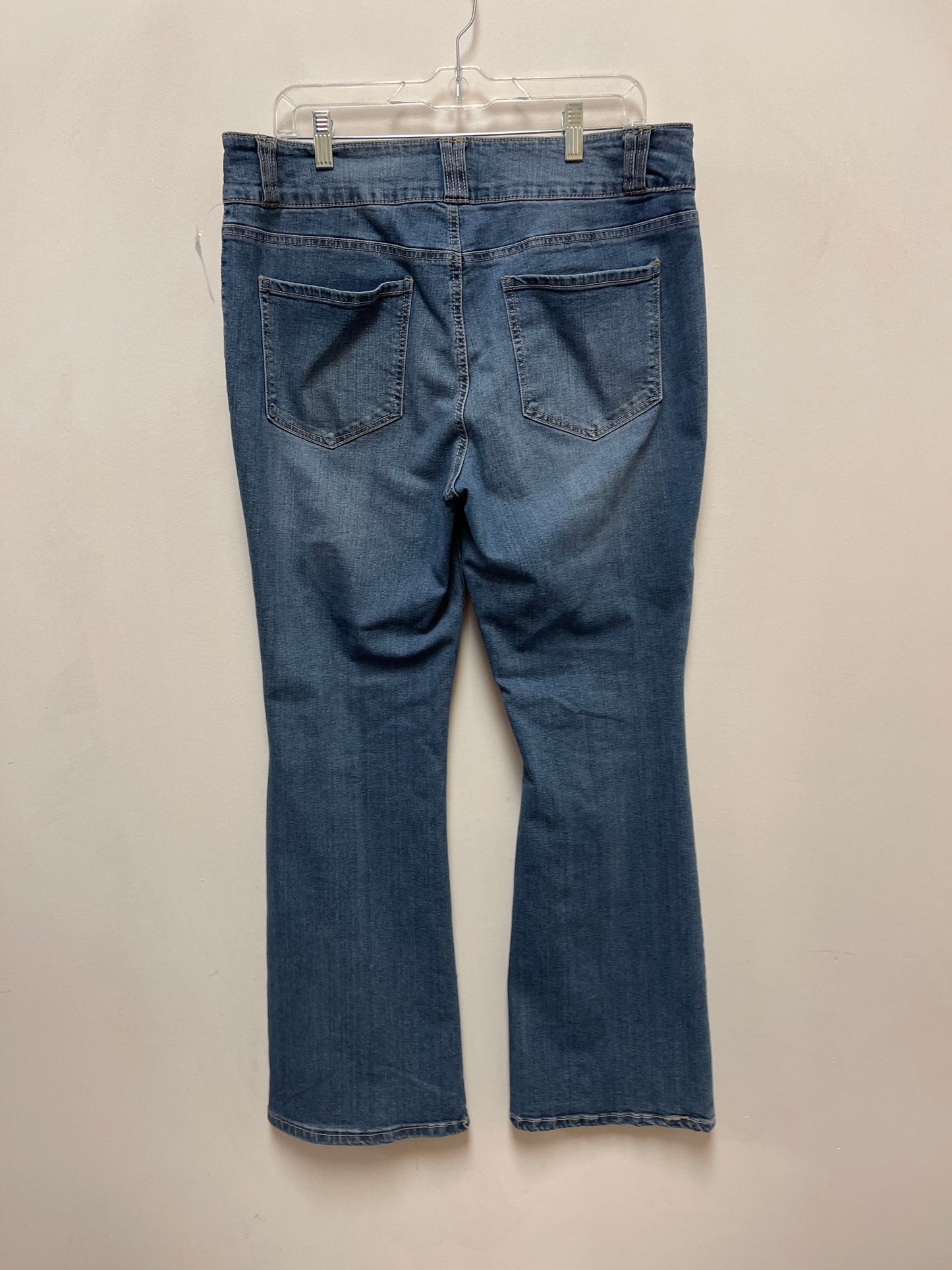 Jeans Flared By D Jeans In Blue Denim, Size: 16