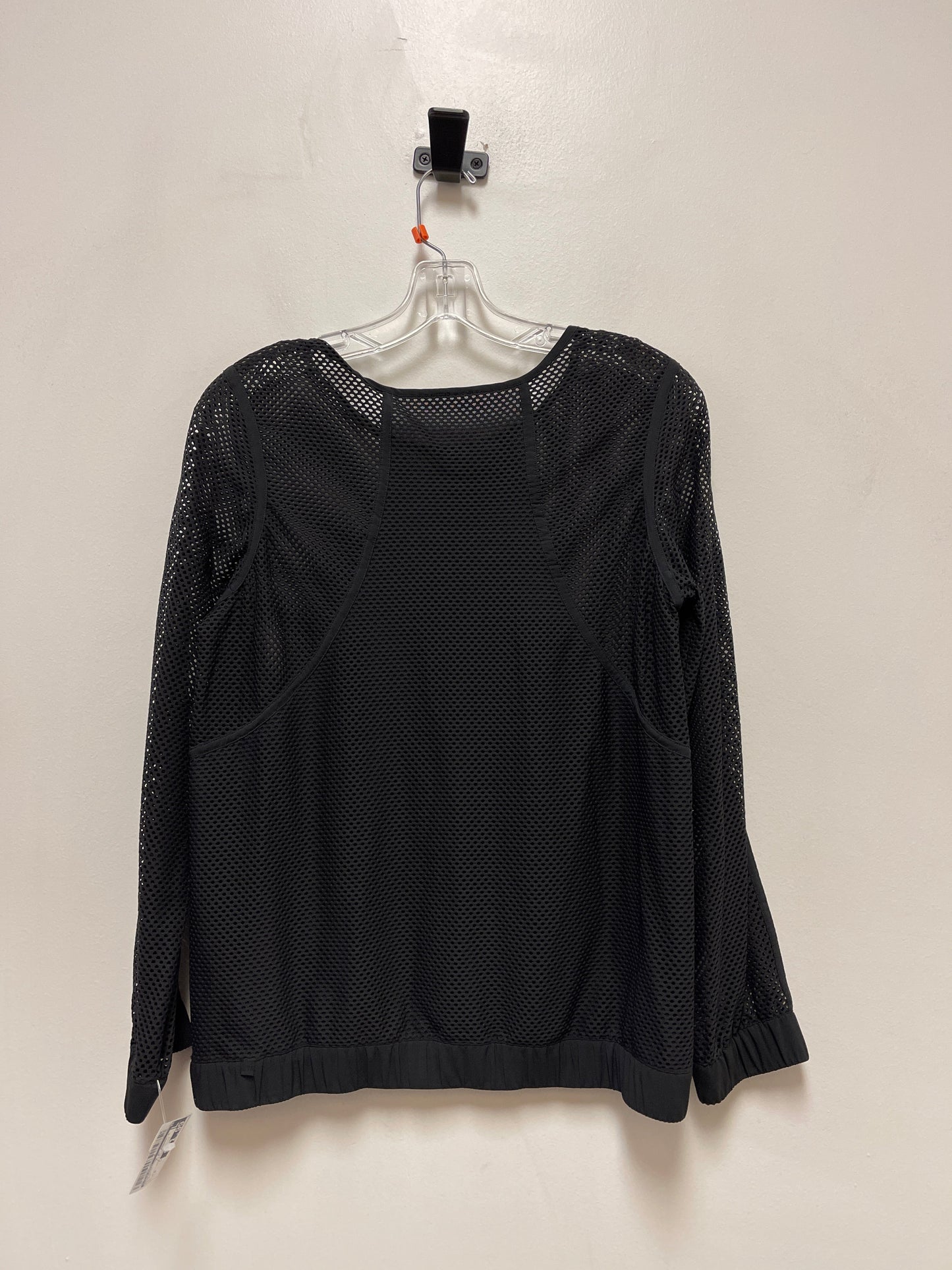 Athletic Top Long Sleeve Crewneck By Lululemon In Black, Size: S