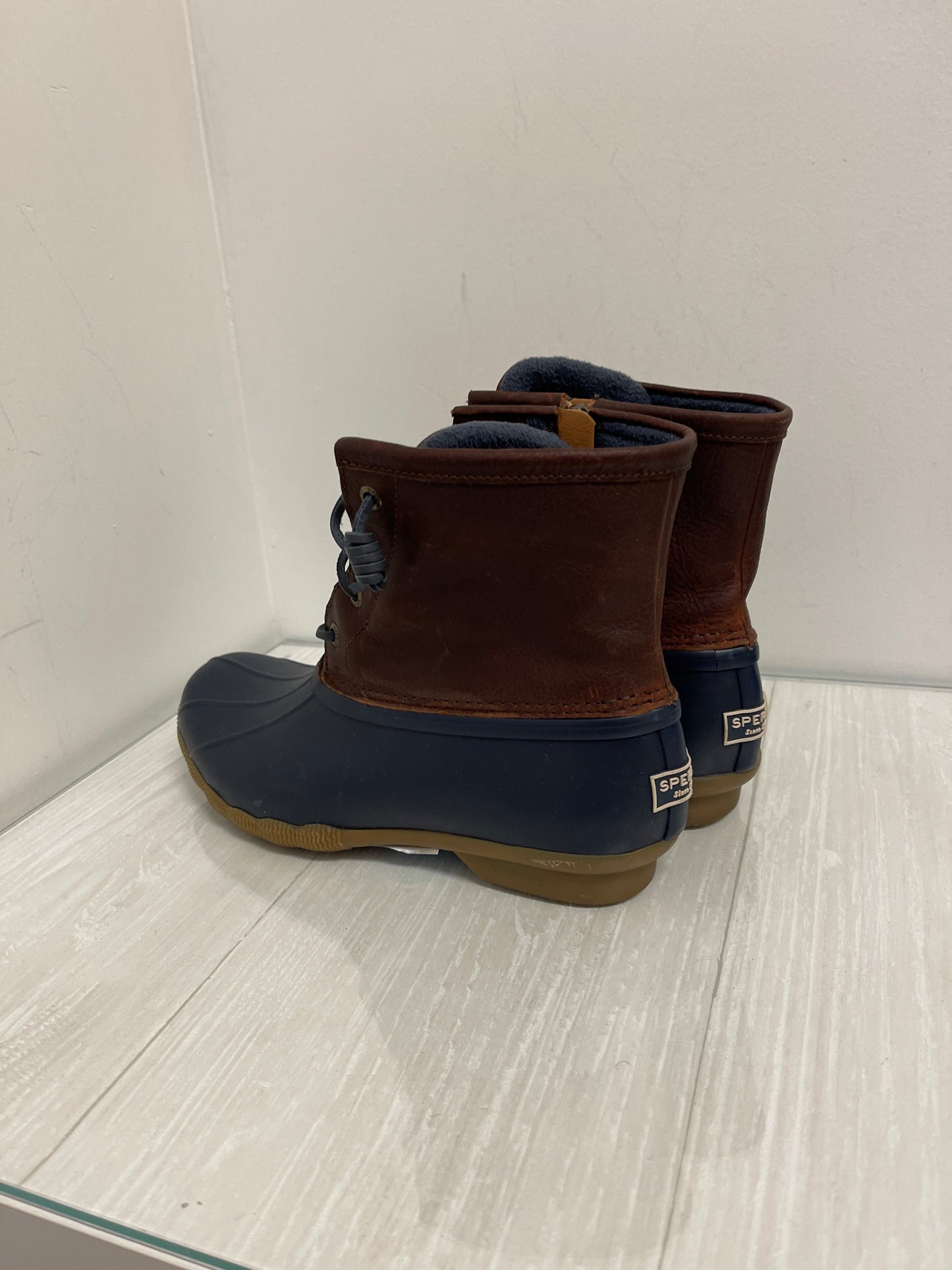 Boots Rain By Sperry In Navy, Size: 8