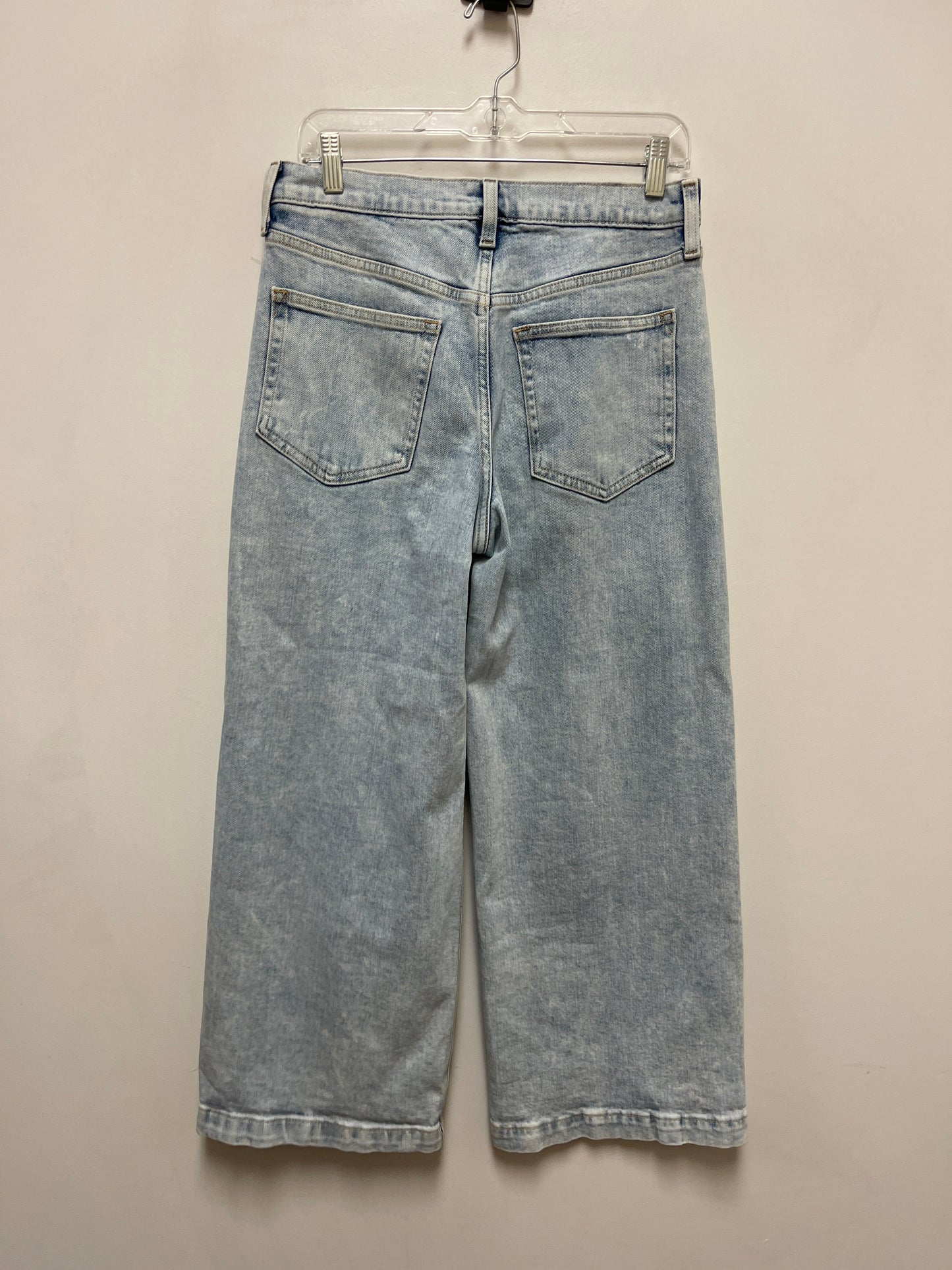 Jeans Wide Leg By Gap In Blue Denim, Size: 6