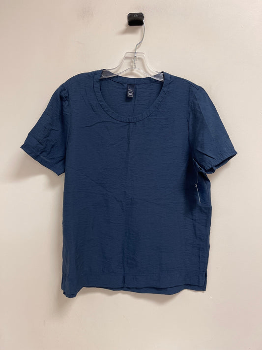 Top Short Sleeve By Gap In Blue, Size: L