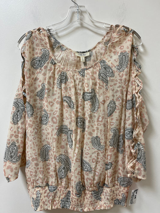 Top Long Sleeve By Clothes Mentor In Pink, Size: L