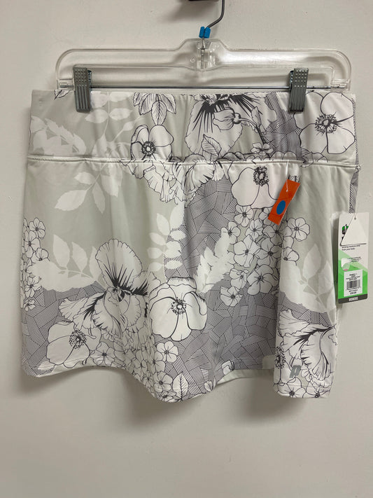 Athletic Skort By Clothes Mentor In Floral Print, Size: L