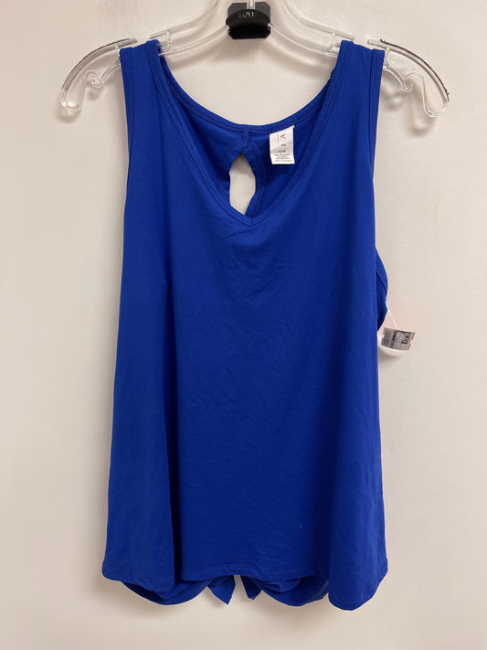 Athletic Tank Top By Livi Active In Blue, Size: Xl