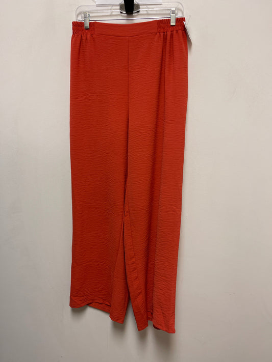 Pants Wide Leg By Shein In Orange, Size: 12