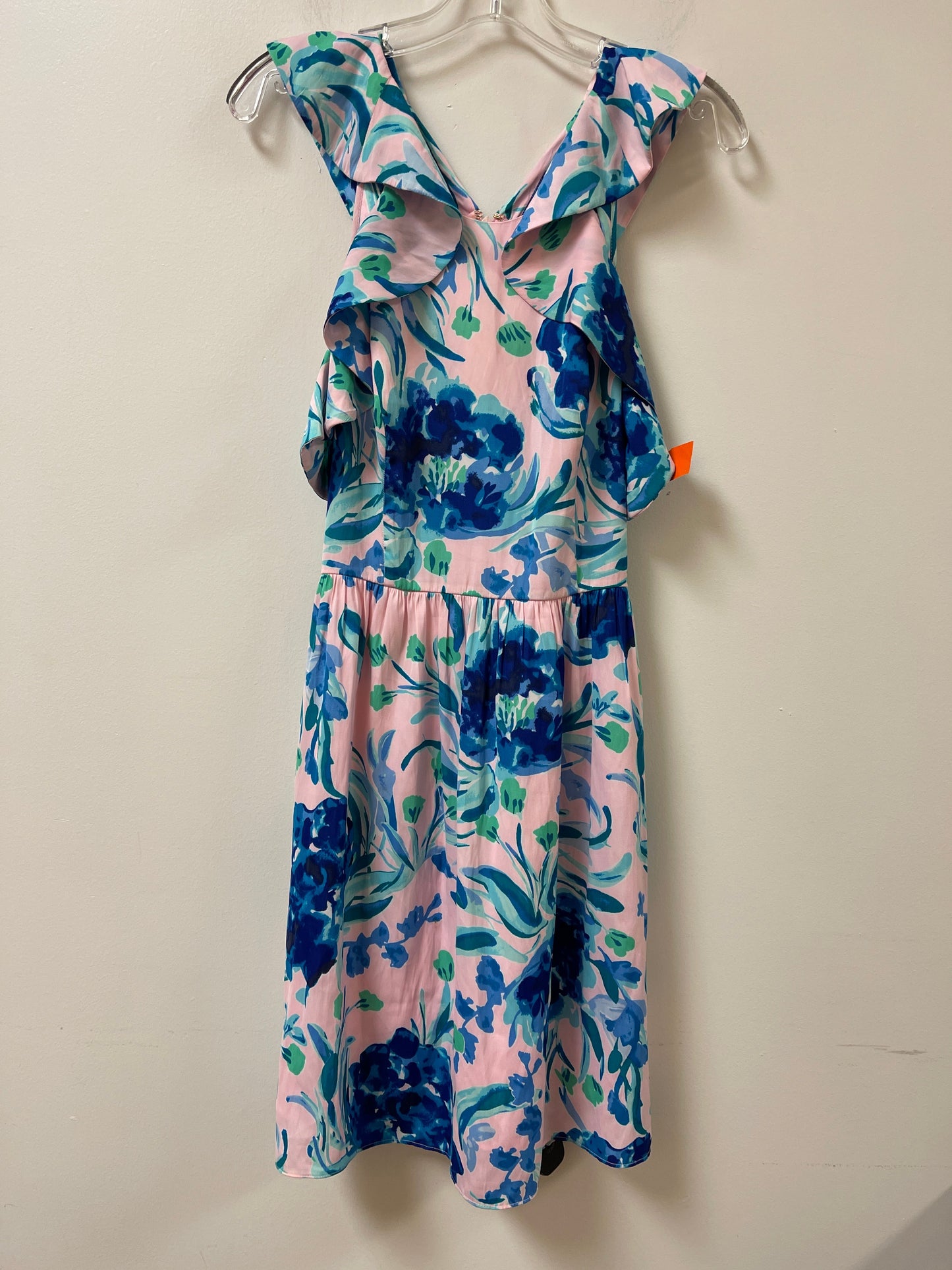 Dress Designer By Lilly Pulitzer In Blue & Pink, Size: S