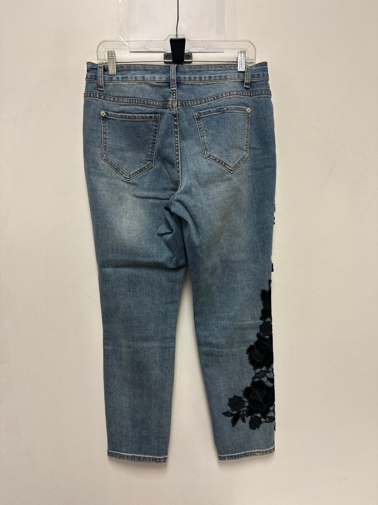 Jeans Skinny By Boston Proper In Blue Denim, Size: 10