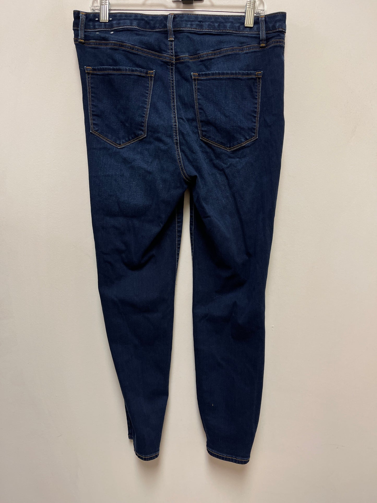 Jeans Skinny By Talbots In Blue Denim, Size: 12