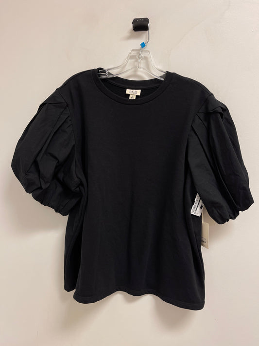 Top Short Sleeve By Ana In Black, Size: 1x