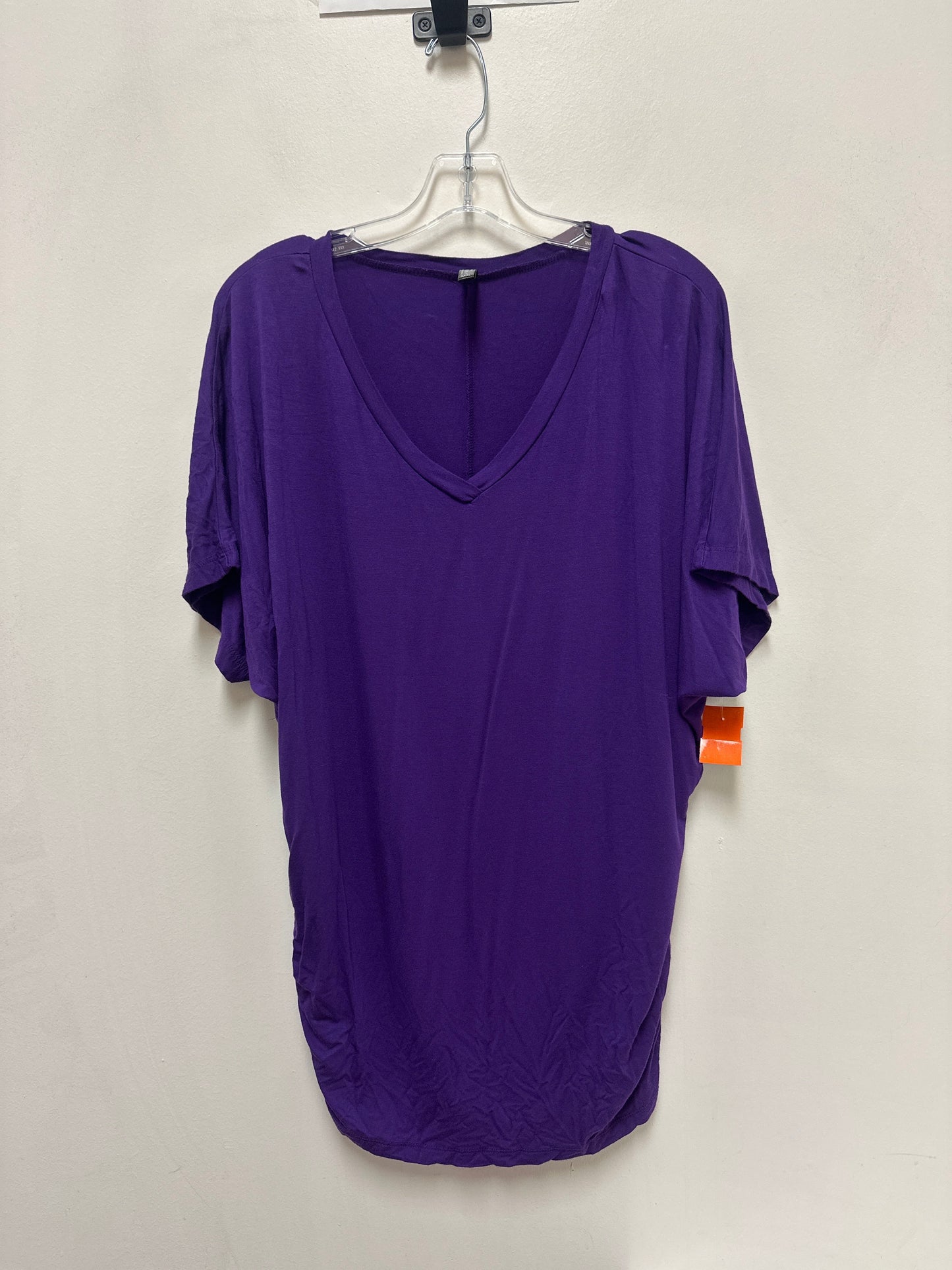 Top Short Sleeve By Clothes Mentor In Purple, Size: 3x