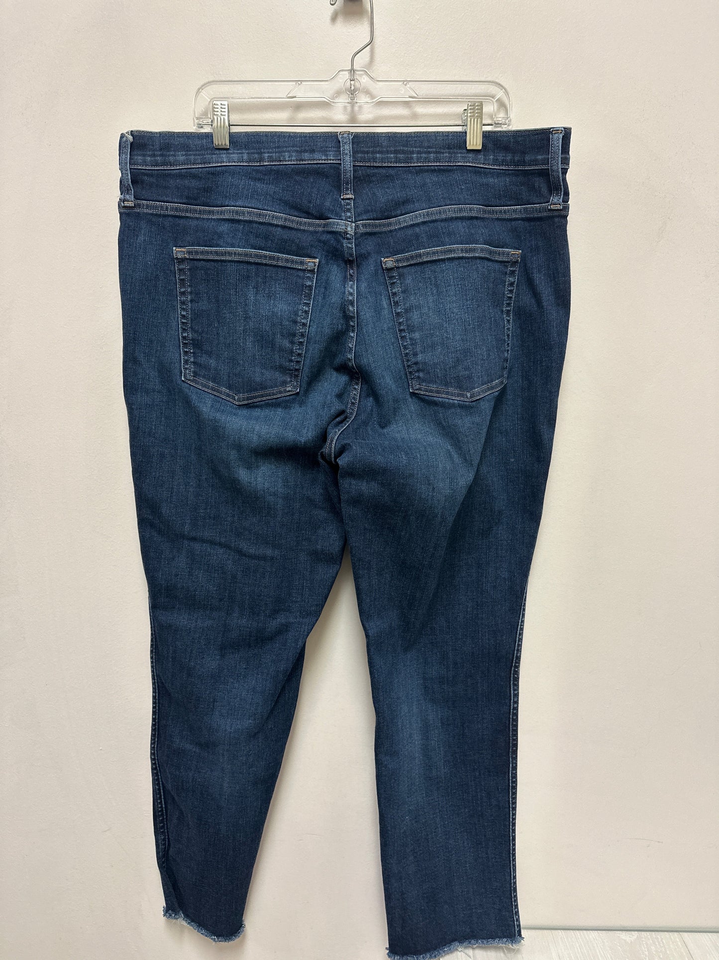 Jeans Straight By J. Crew In Blue Denim, Size: 16