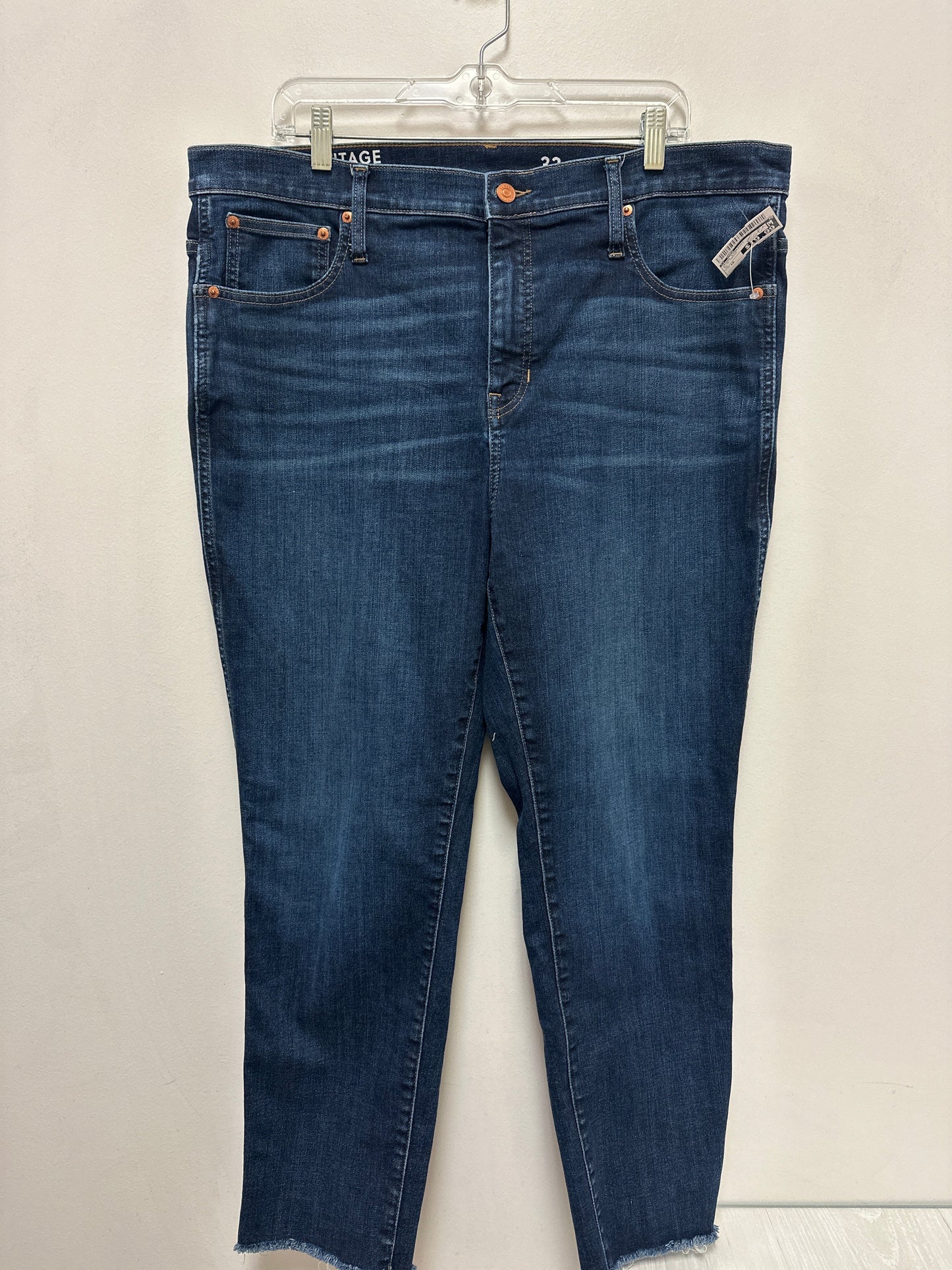 Jeans Straight By J. Crew In Blue Denim, Size: 16