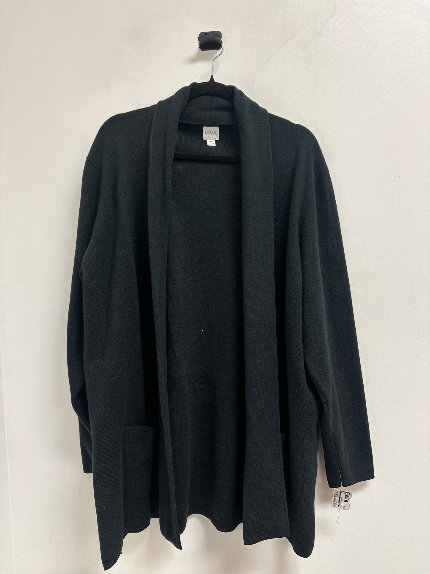 Sweater Cardigan By J. Crew In Black, Size: 2x