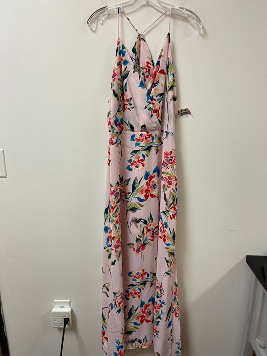 Dress Casual Maxi By Lush In Pink, Size: L