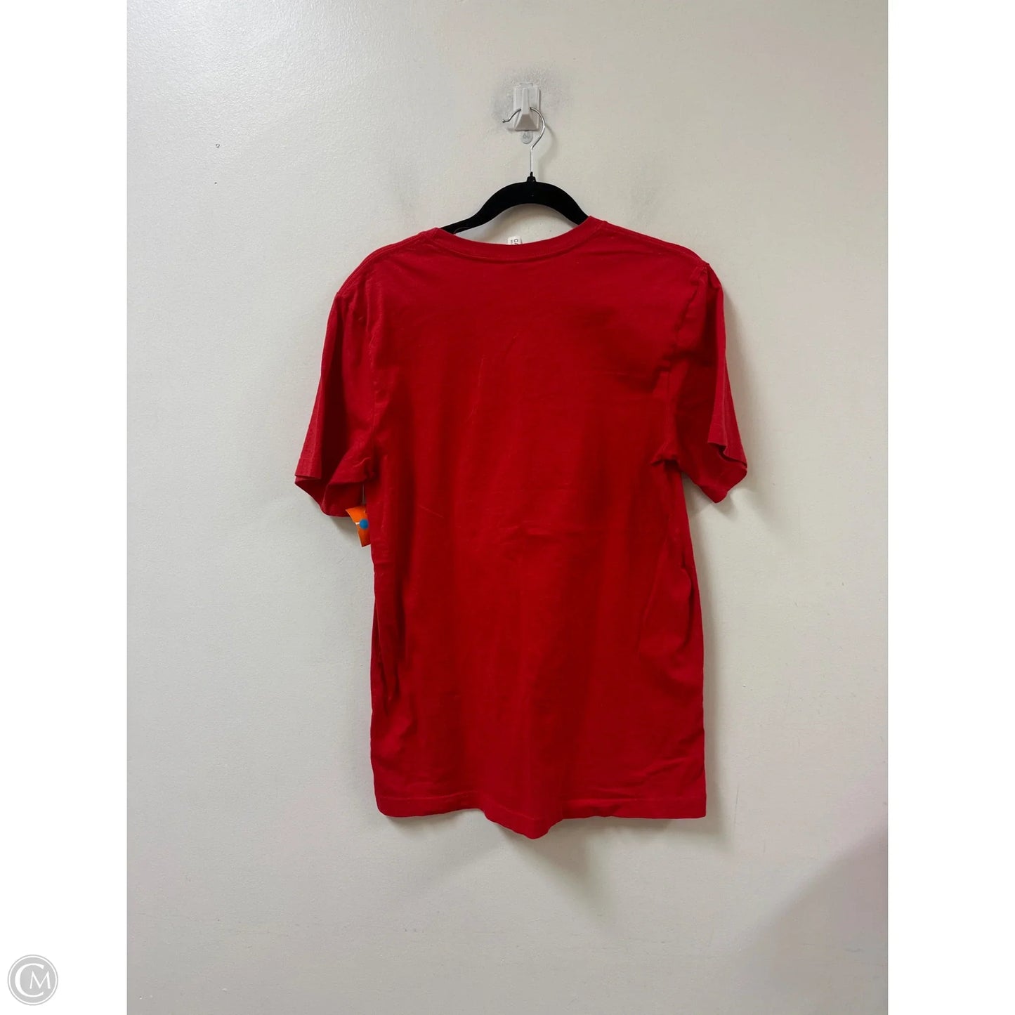 Top Short Sleeve By Bella + Canvas In Red, Size: L