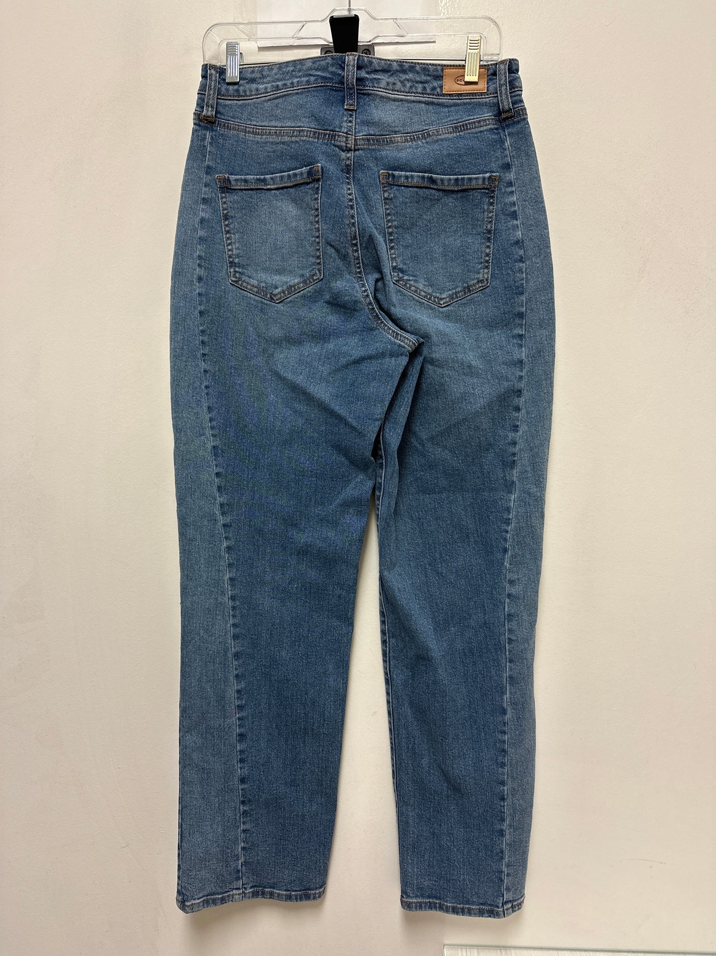 Jeans Straight By Scoop In Blue Denim, Size: 8