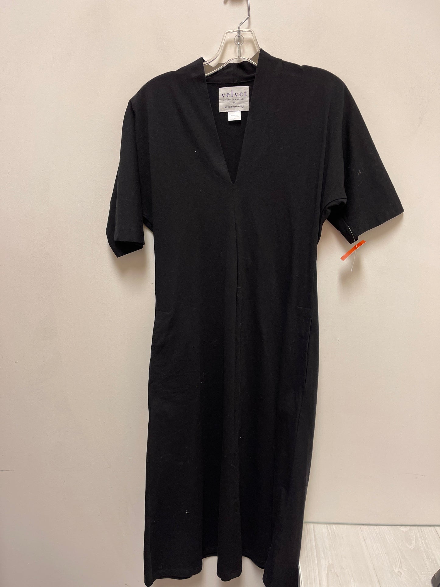 Dress Casual Midi By Velvet In Black, Size: Xs