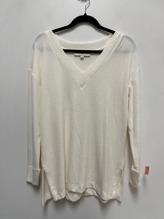 Sweater By Loft In Cream, Size: S