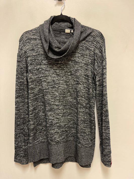 Sweater By Gap In Black & Grey, Size: S