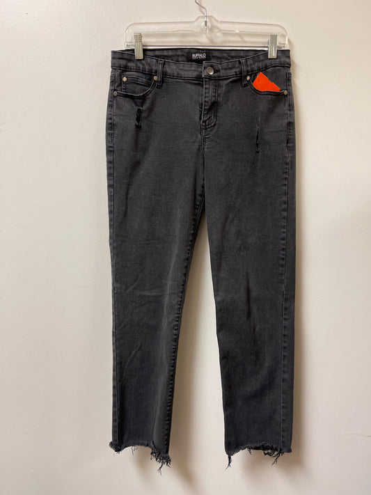 Jeans Straight By Buffalo David Bitton In Grey Denim, Size: 10