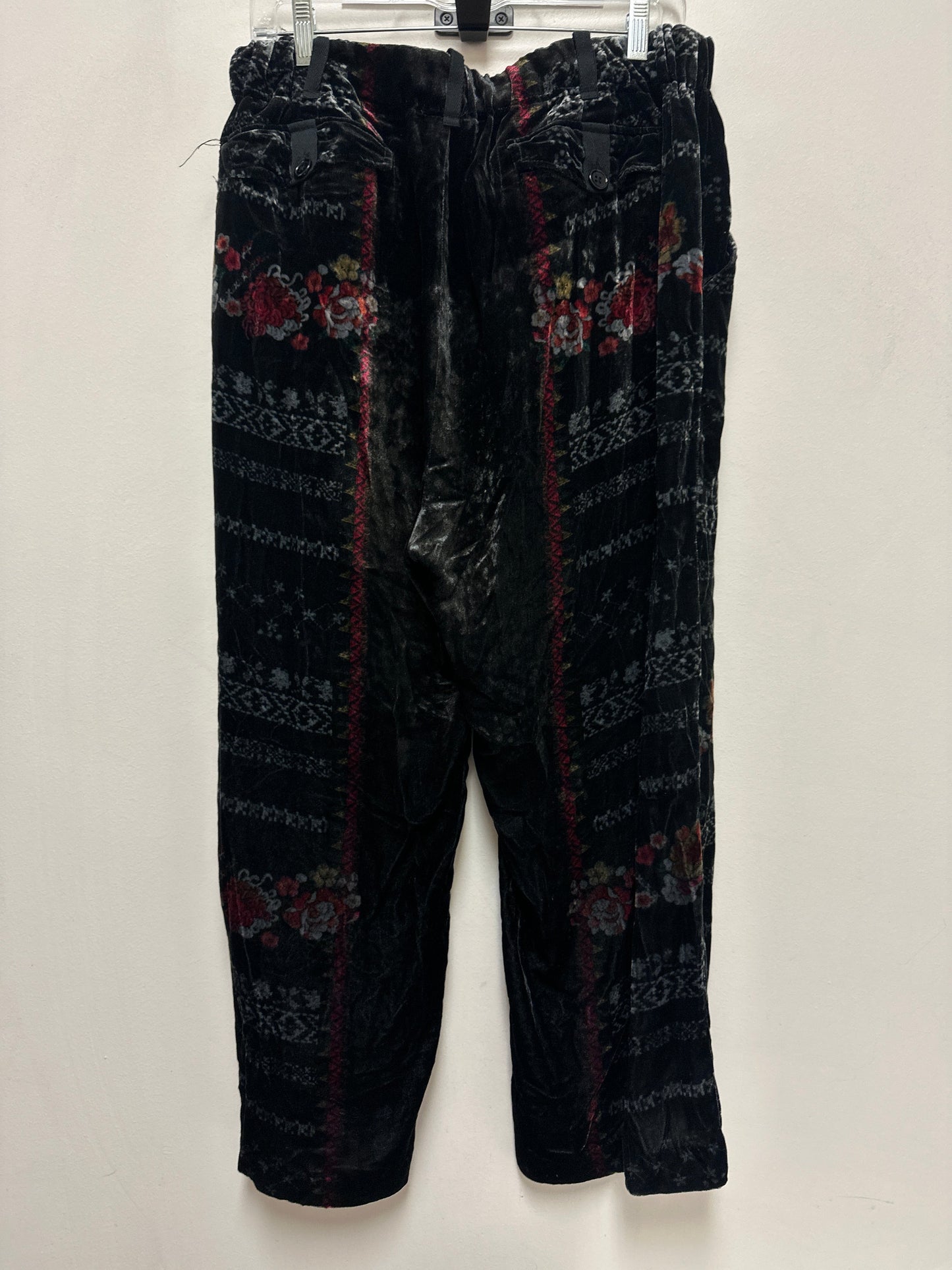 Pants Designer By Johnny Was In Floral Print, Size: 12