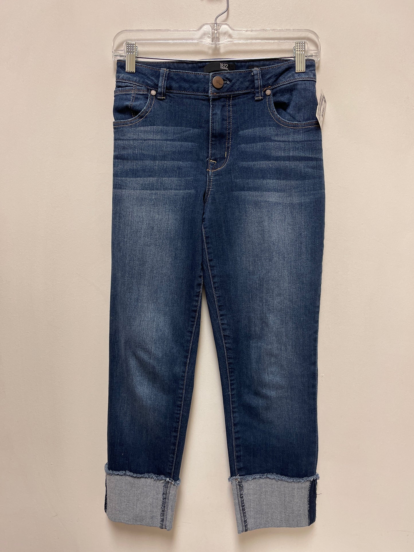 Jeans Cropped By 1822 Denim In Blue Denim, Size: 12