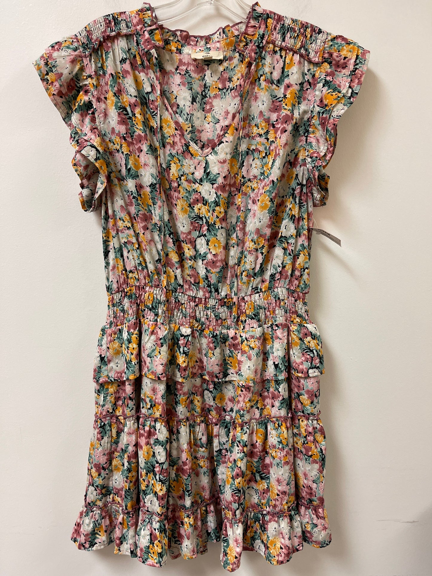 Dress Casual Short By Entro In Floral Print, Size: L