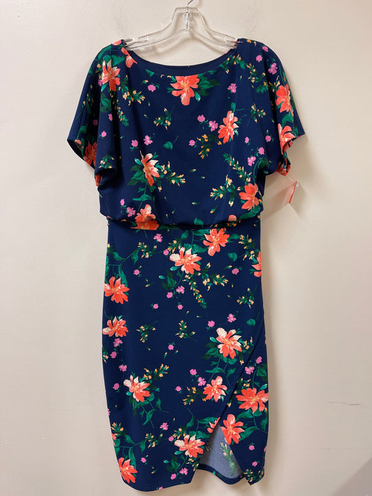 Dress Casual Midi By Kensie In Floral Print, Size: M