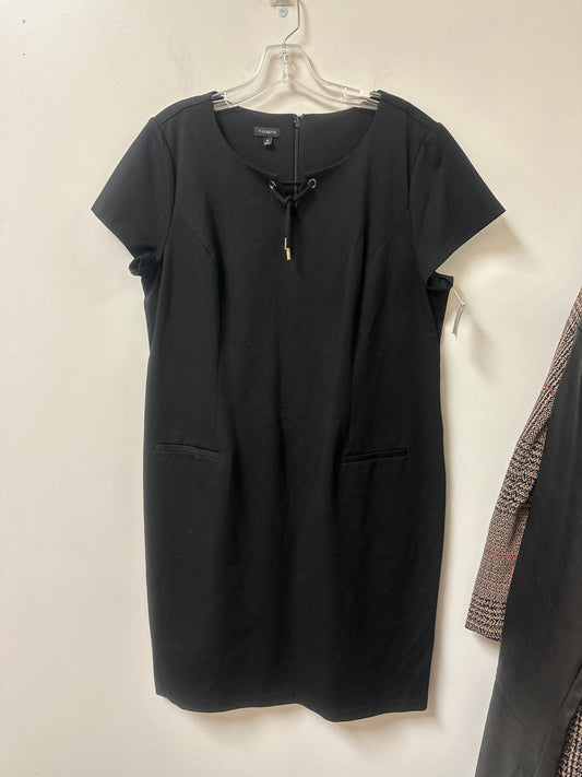 Dress Casual Midi By Talbots In Black, Size: 1x