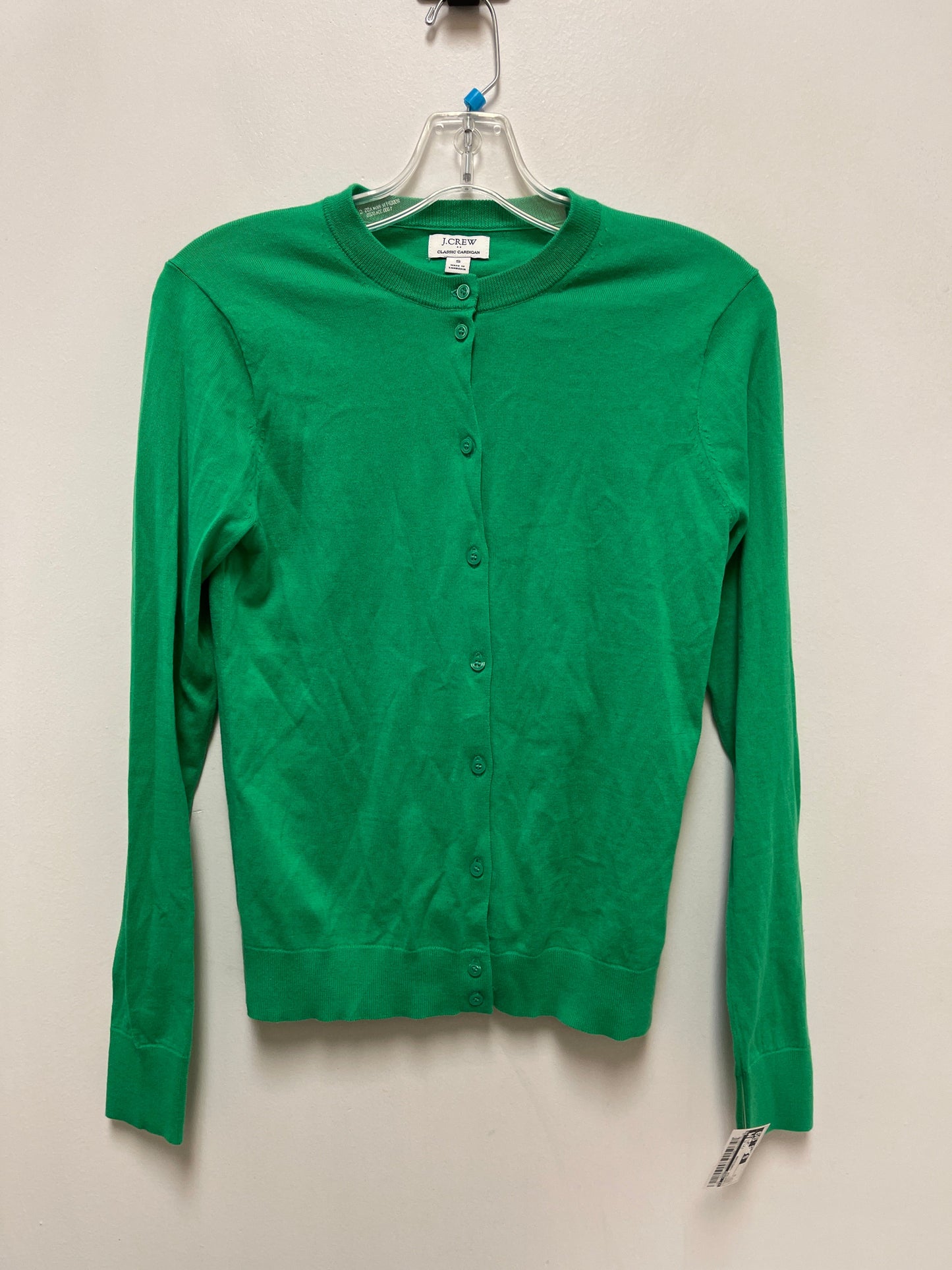 Sweater Cardigan By J. Crew In Green, Size: S