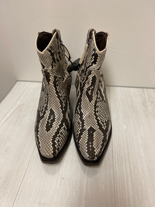 Boots Western By Cma In Snakeskin Print, Size: 7