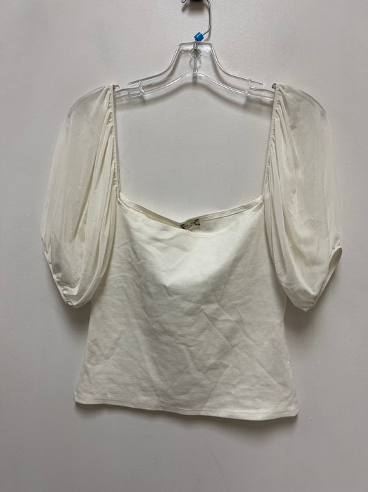 Top Short Sleeve By Free People In White, Size: S