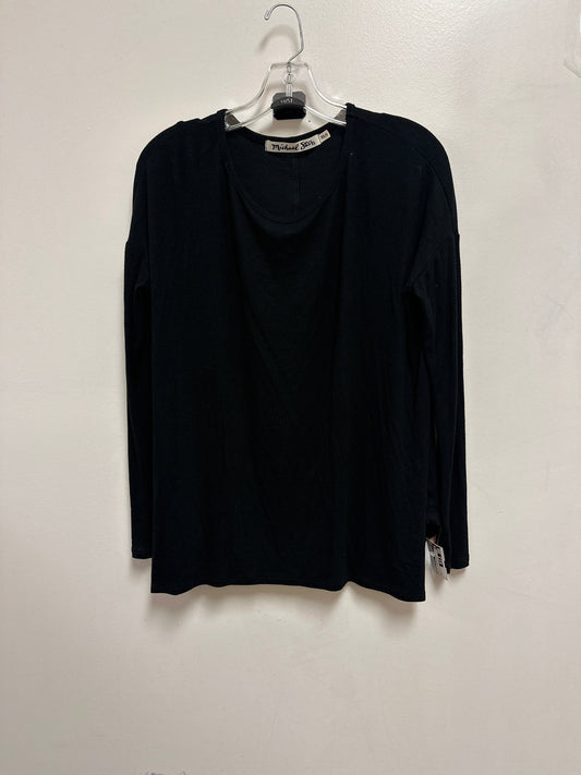 Top Long Sleeve By Michael Stars In Black, Size: S