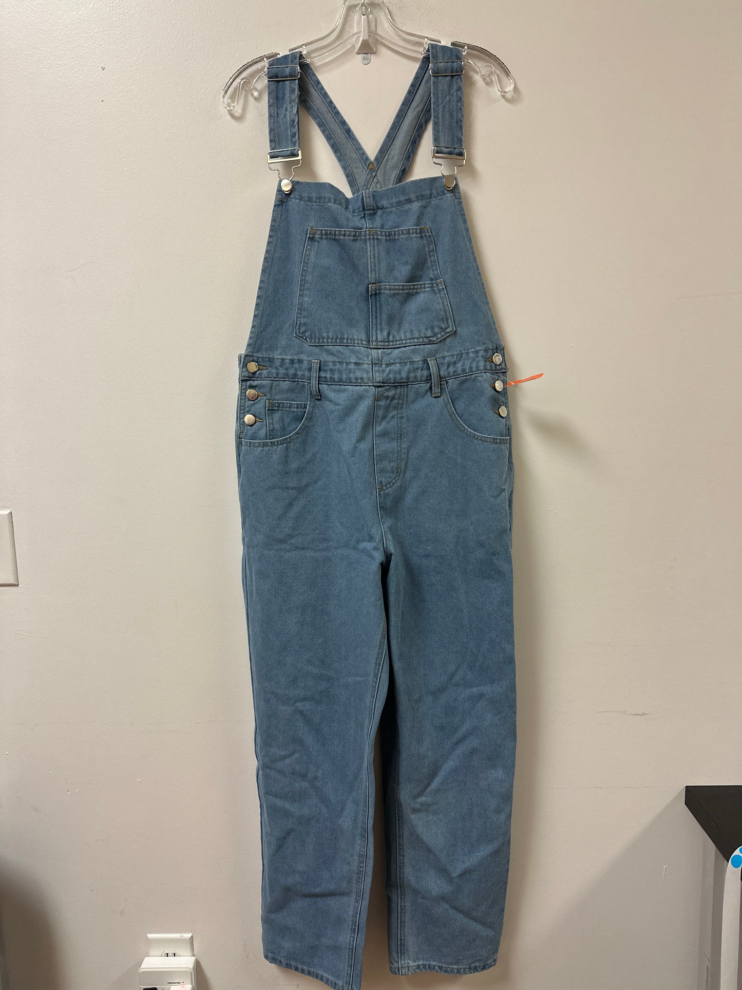 Overalls By Clothes Mentor In Blue Denim, Size: M