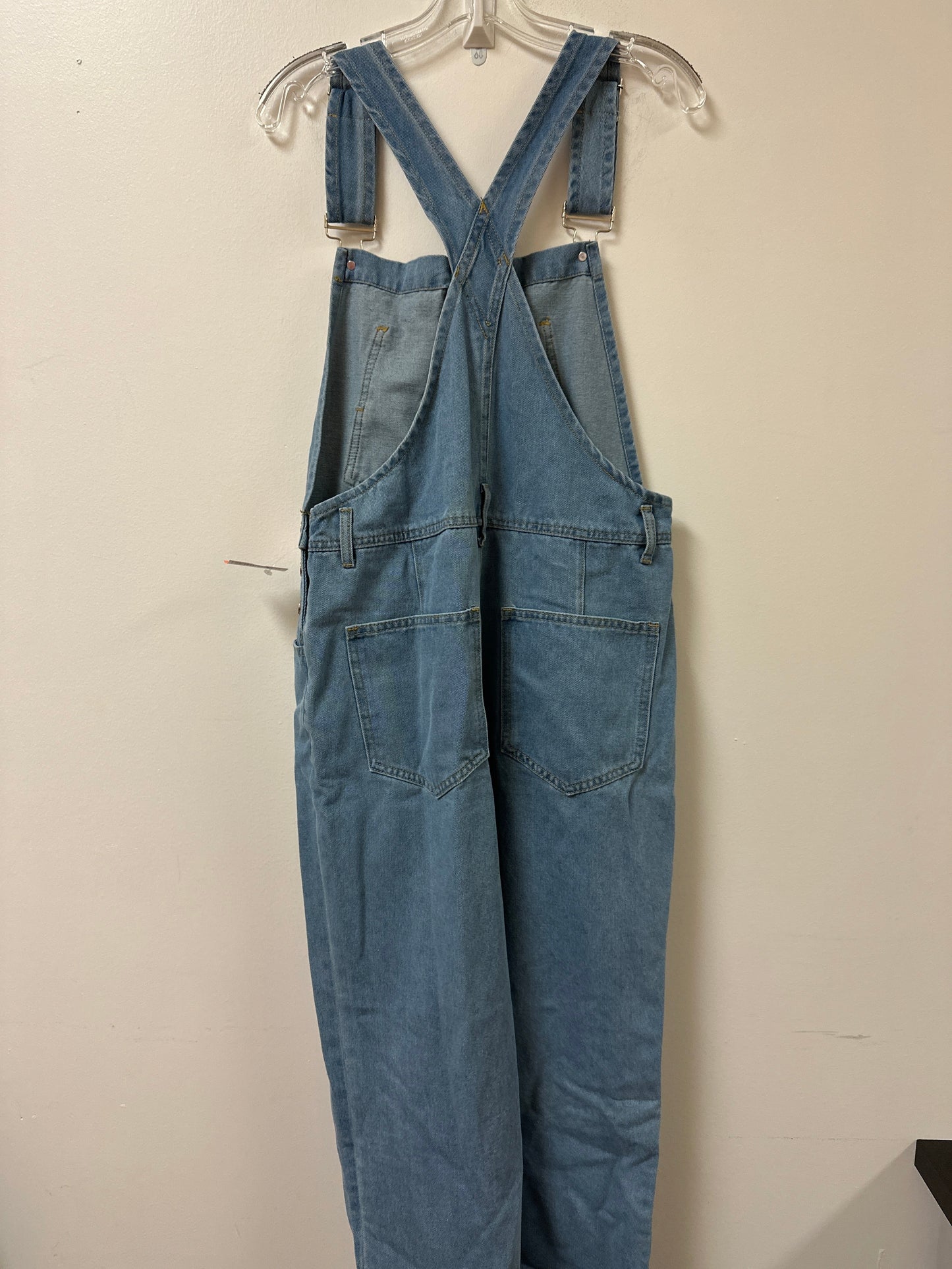 Overalls By Clothes Mentor In Blue Denim, Size: M