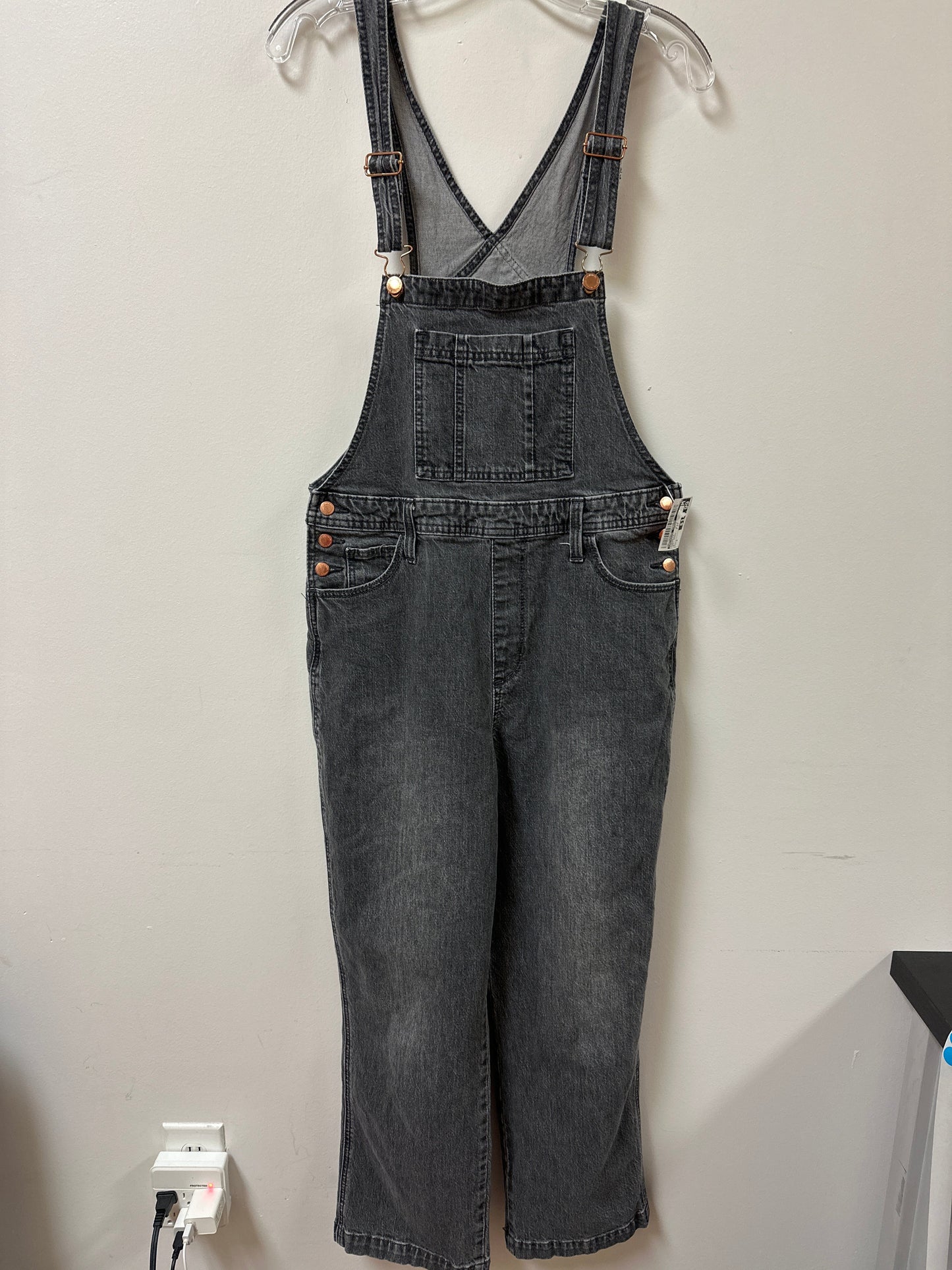 Overalls By Universal Thread In Grey Denim, Size: 8