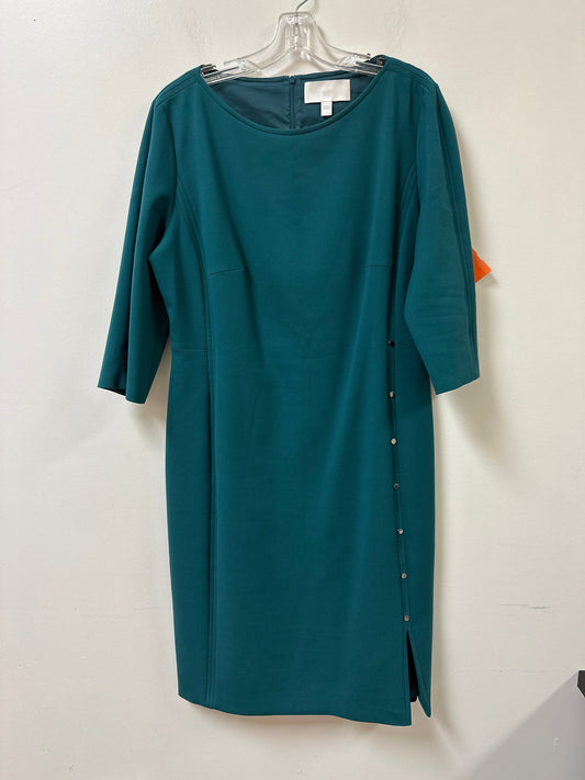 Dress Casual Midi By Hugo Boss In Green, Size: 1x