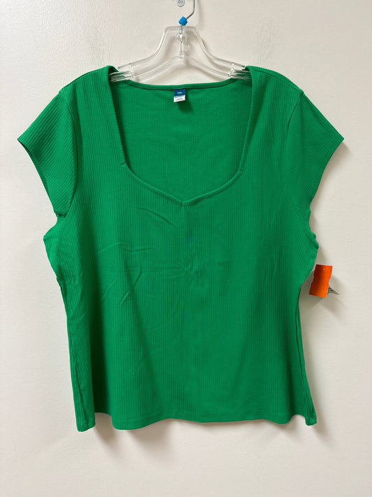 Top Short Sleeve By Old Navy In Green, Size: 2x