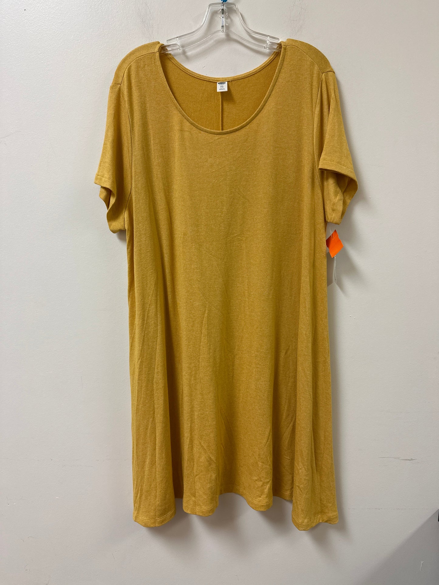 Dress Casual Short By Old Navy In Yellow, Size: 2x