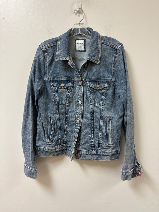 Jacket Denim By Sonoma In Blue Denim, Size: M